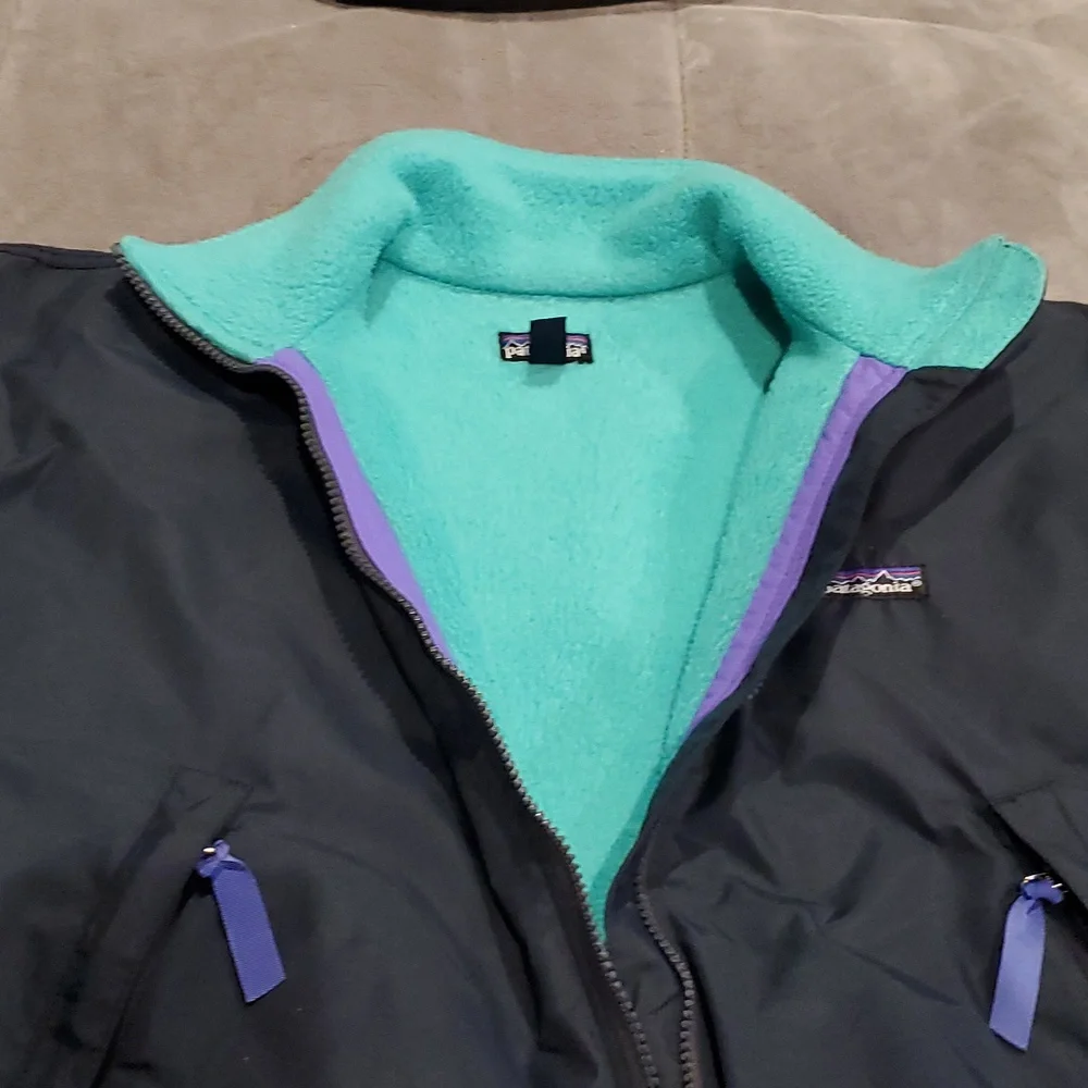 Patagonia Black Vintage Bomber Jacket